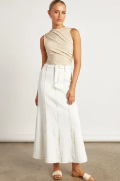 Ruched detail Sleeveless Top