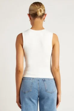 Ruched detail Sleeveless Top
