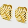 Sabine Earrings . Gold.