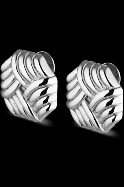 Sabine Earrings . Silver .