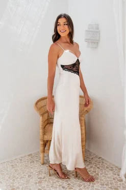 Saint Lace Insert Slip Maxi