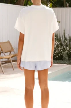 Sardinia Blue/White Stripe Shorts