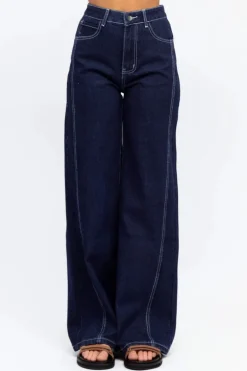 Sasha Contrast Stitch Jean