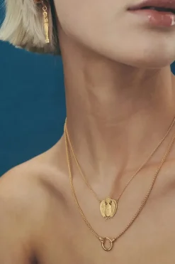 Scarab Necklace Gold