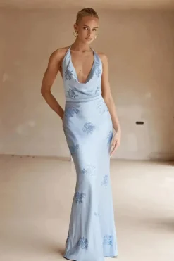 Sharlo Maxi Dress - Blue