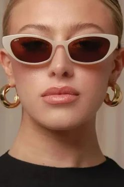 Shona Glasses Frosted Ivory