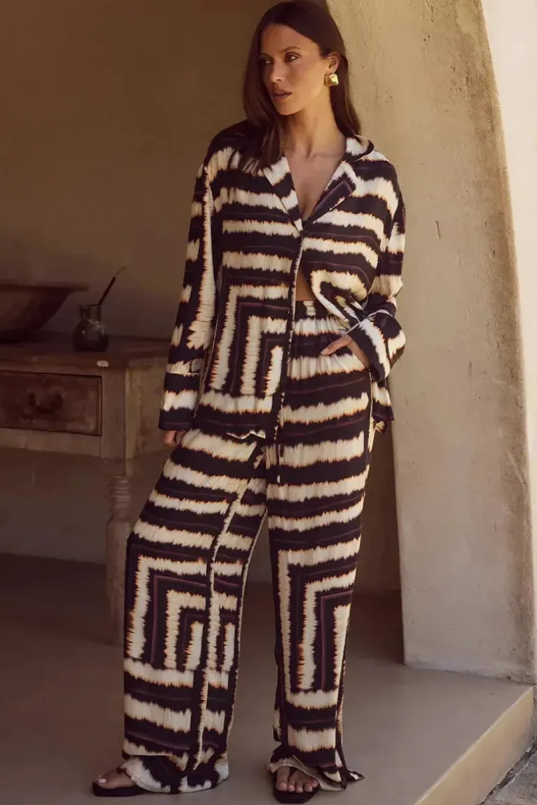 Sola Shirt - Noria Print
