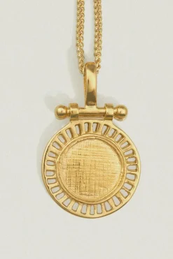 SOLAR NECKLACE GOLD VERMEIL