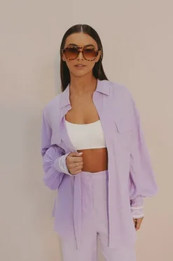 SPARROW SHIRT LILAC