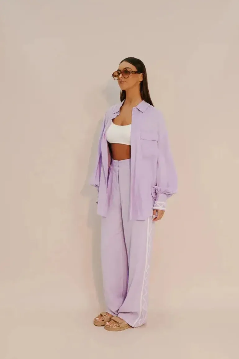 SPARROW SHIRT LILAC