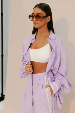 SPARROW SHIRT LILAC