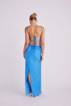 STILETA MAXI SKIRT - MARINE
