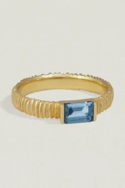 SYMI RING GOLD VERMEIL