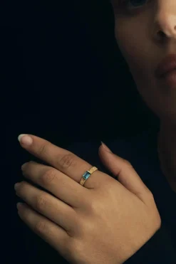SYMI RING GOLD VERMEIL