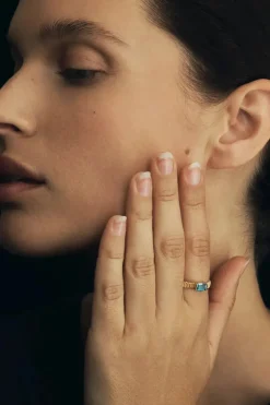 SYMI RING GOLD VERMEIL