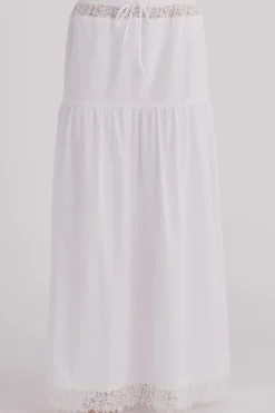 Talena Maxi Skirt White