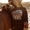 THE FLAMING COWBOY DIEGO JUMPER - BLACK
