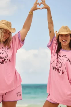 THE VERY OVERSIZED YOU'RE ENOUGH TEE - PINK