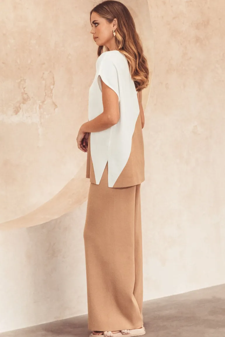 Thea Spliced Knit Top