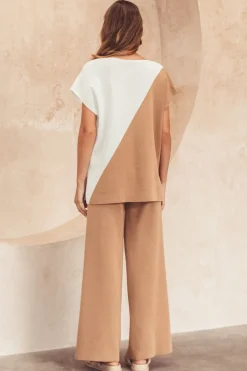 Thea Spliced Knit Top