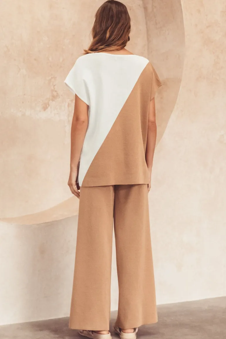 Thea Spliced Knit Top