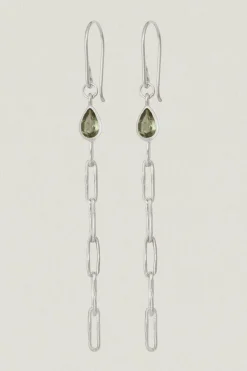 Tilia Earrings Apatite Silver