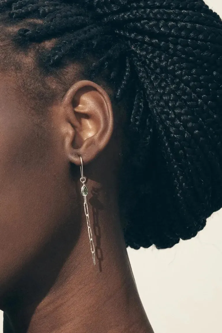 Tilia Earrings Apatite Silver