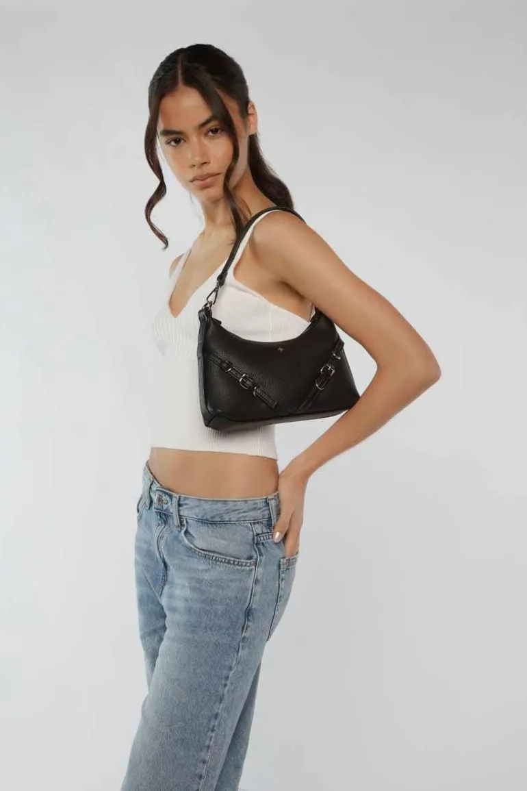 Uma Buckle Shoulder Bag