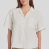 Vacation Short Sleeve Shirt Light Almond