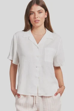 Vacation Short Sleeve Shirt - White