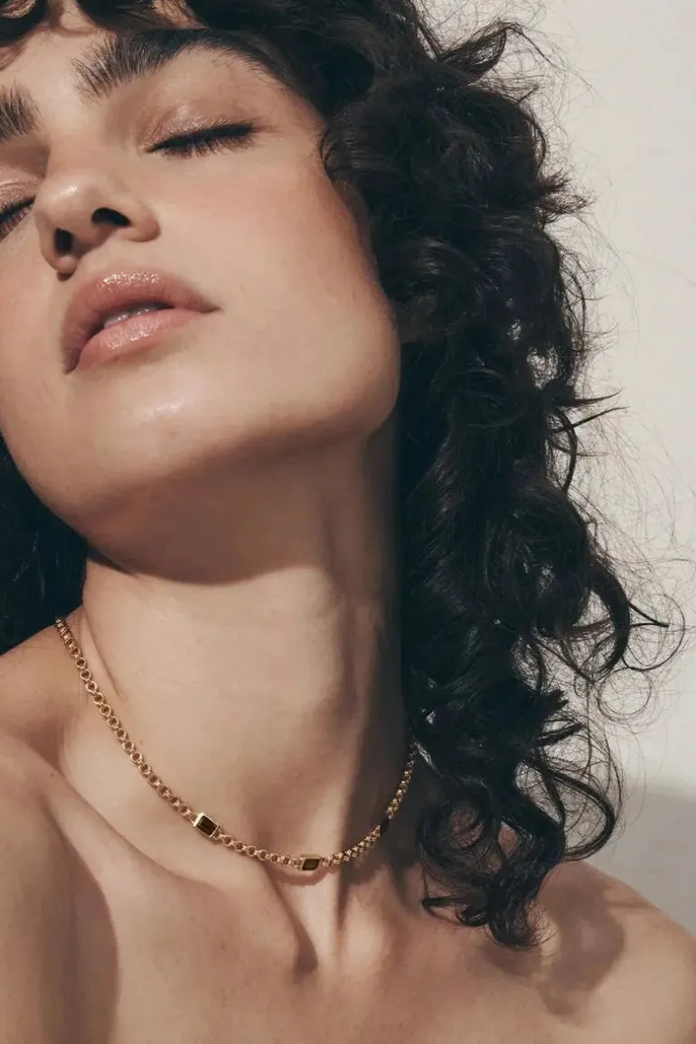 Valerian Necklace Gold