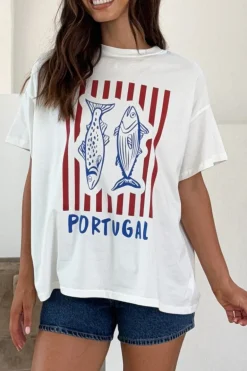 White Portugal Tee