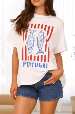 White Portugal Tee