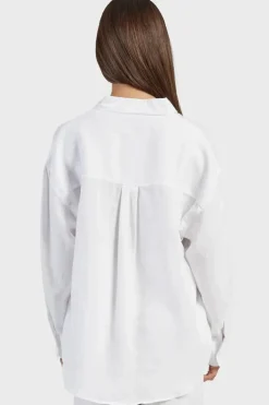 WOMENS Hampton Linen Shirt - White
