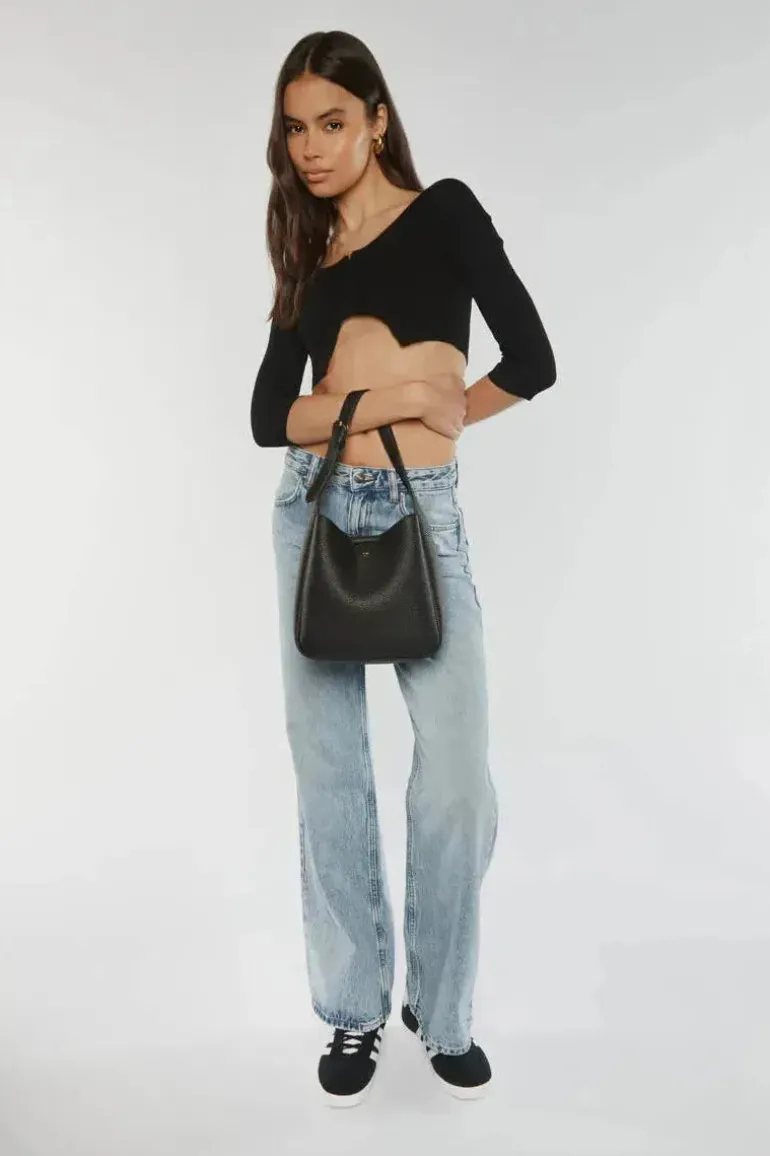 Zali Small Slouch Buckle Tote