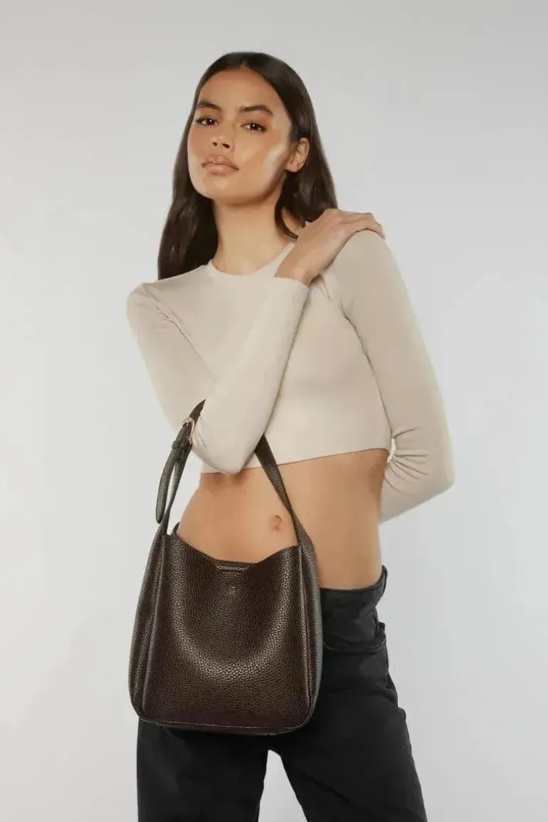 Zali Small Slouch Buckle Tote